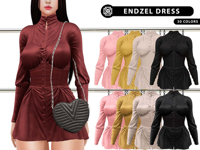 Addams - Endzel Romantic Dress #FATPACK