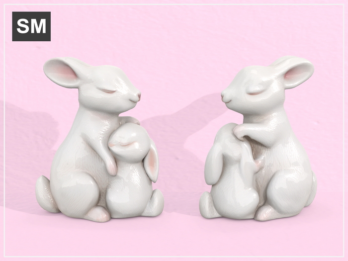 Hugging Bunnies Figurine