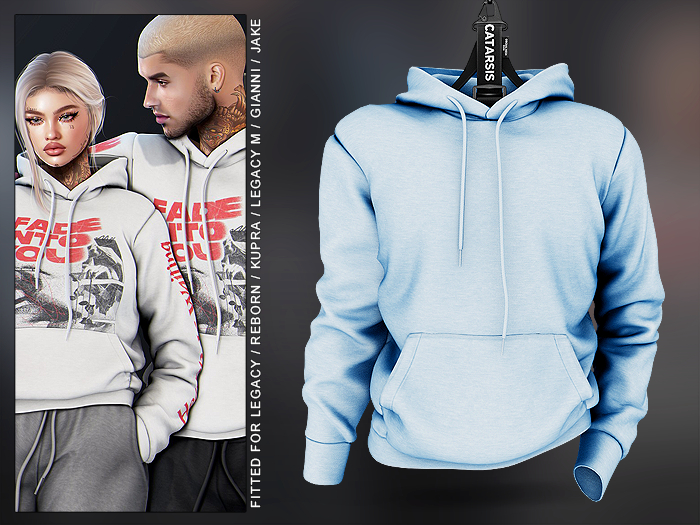 "CATARSIS" EX Hoodie - AZUL