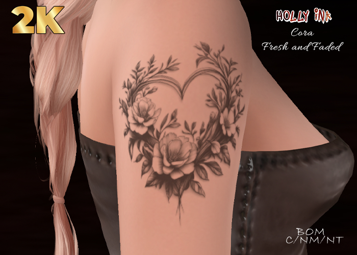 Holly Ink - Cora 2K BOM tattoo