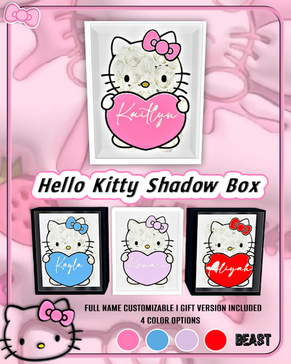 //BEAST HELLO KITTY SHADOWBOX 