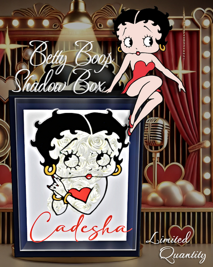 //BEAST BETTY BOOP SHADOWBOX 20 copies