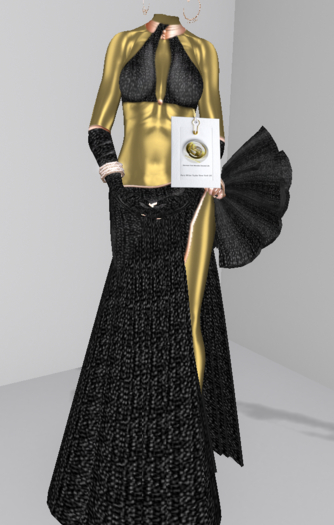 JULIA BLACK -Rose Gold by Gelese Giano*
