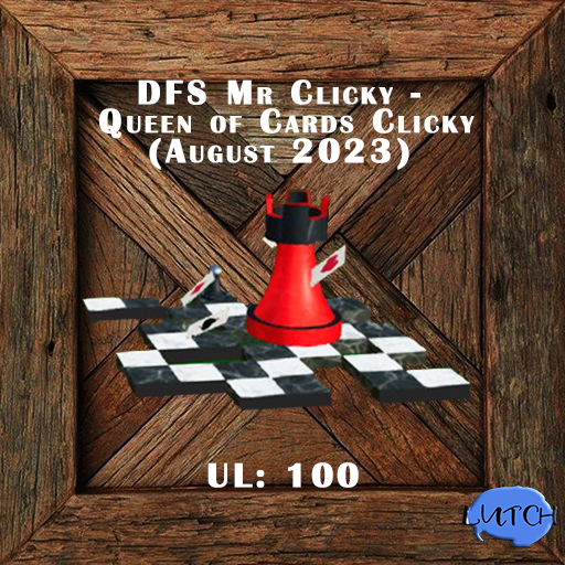 Second Life Marketplace - DFS Mr Clicky - Queen of Cards Clicky (August ...