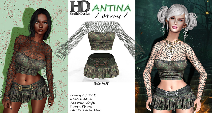 ANTINA SET / army / HD