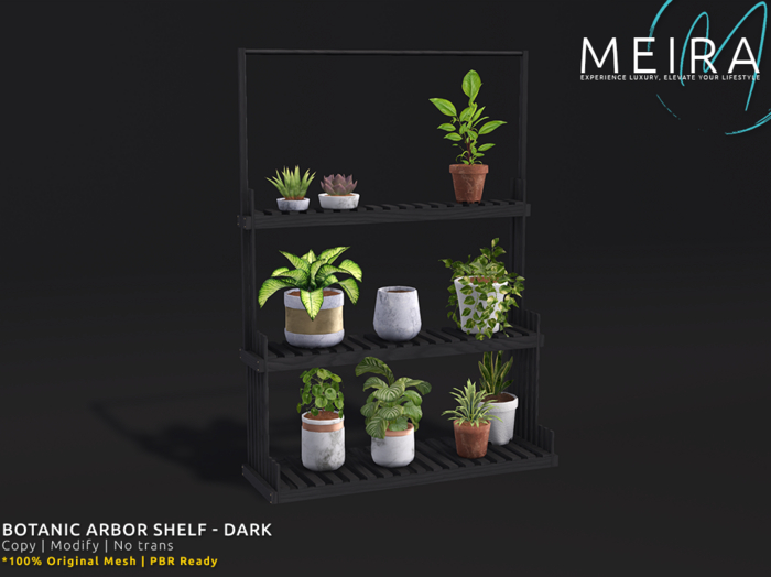 Meira Botanic Arbor Shelf - Dark