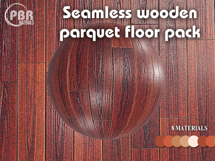 PBR PARQUET WOOD SEAMLESS PACK