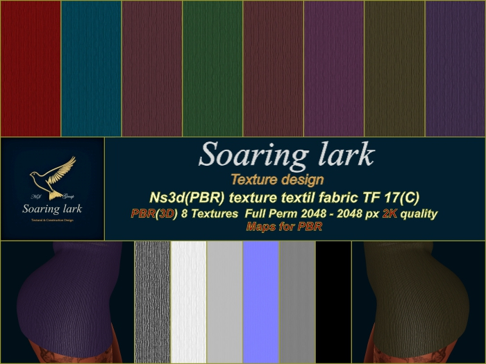 Ns3d(PBR) texture textil fabric TF 17(C)
