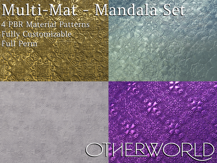 Otherworld PBR Multi-Material - Mandala Set CMT