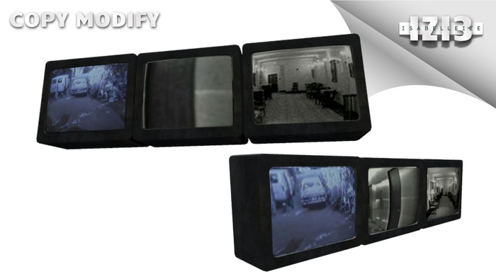 Animated Security Screen - Mesh (Copy/Modify, 3 Image Cycle)