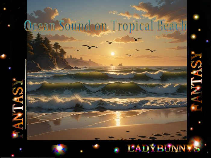 Bunny's Sounds-Ocean Sound on Tropical Beach-full perm sound