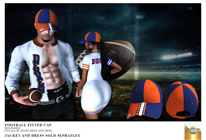 ~MM~ FOOTBALL FITTED CAP COLORADO