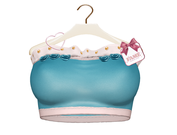 [FAME] Top - Polly / Turquoise