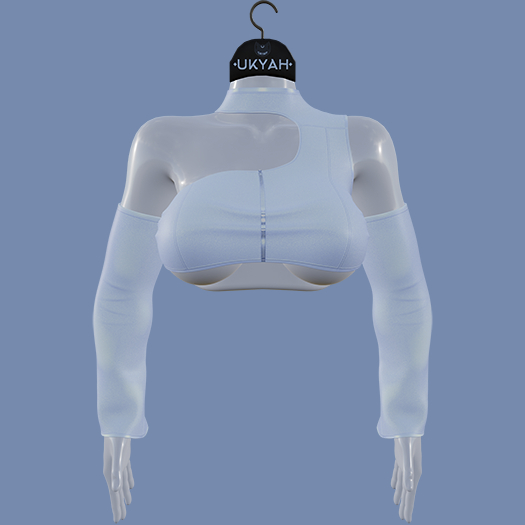~UKYAH~ Saori Top (08 - Light Blue)