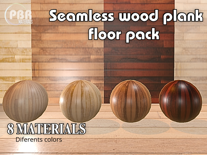 PBR Wood plank seamless pack