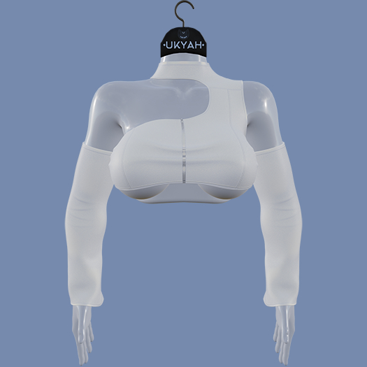 ~UKYAH~ Saori Top (14 - White)