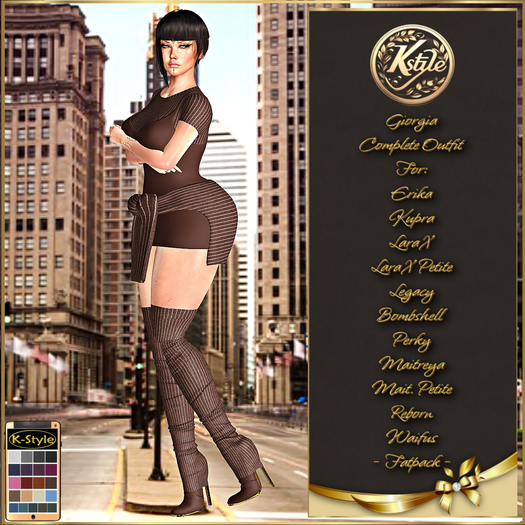 [K-Style] GIORGIA COMPLETE OUTFIT - FATPACK #4
