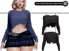 Addams - Zoe - Destroyed Sweater #29