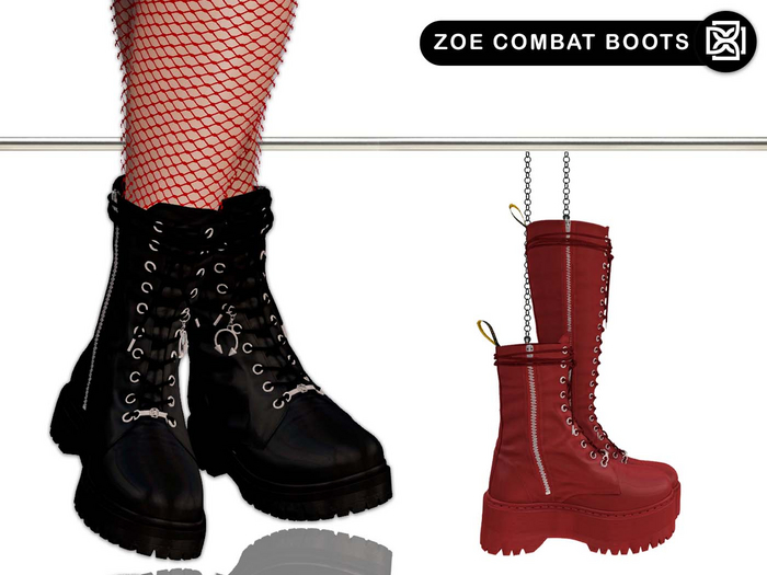 Addams - Zoe - Combat Boots #08