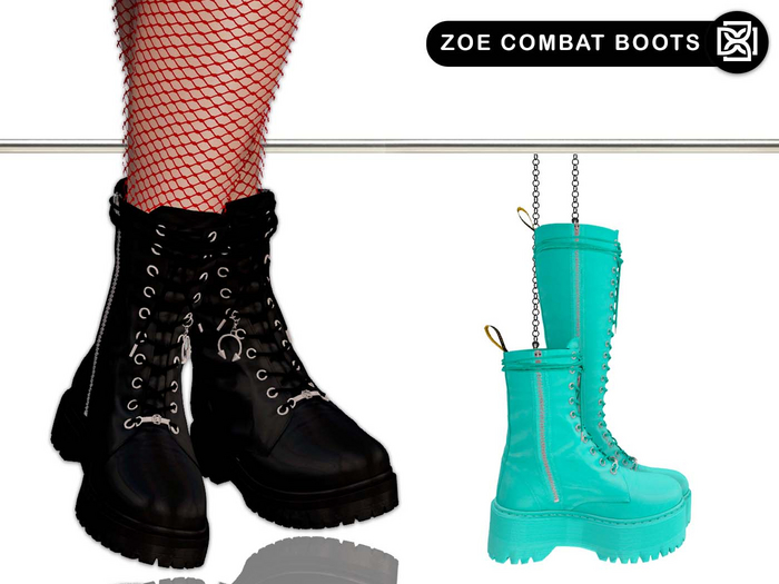 Addams - Zoe - Combat Boots #13