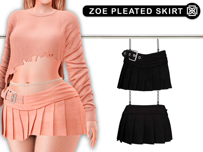 Addams - Zoe - Pleated Skirt #30