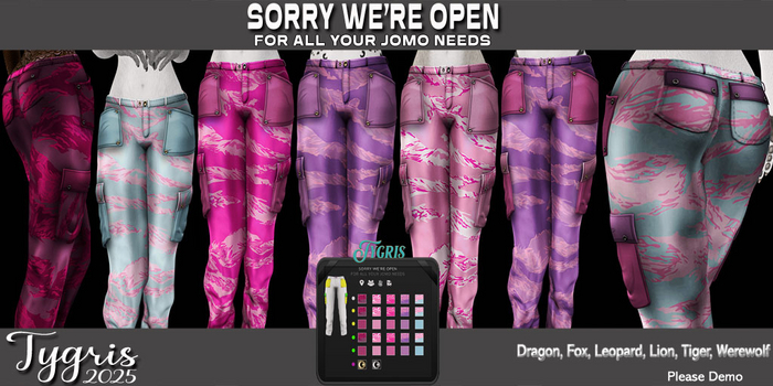 SWO TYGRIS CARGO PANTS FOR JOMO F AVATARS