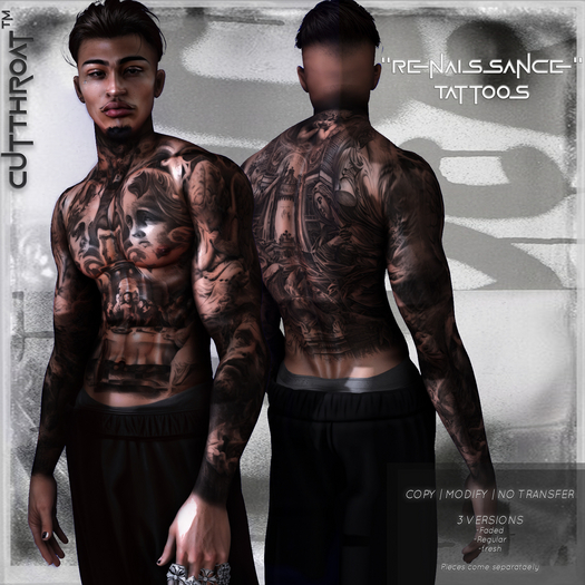 [Cutthroat™] "Renaissance" Tattoo