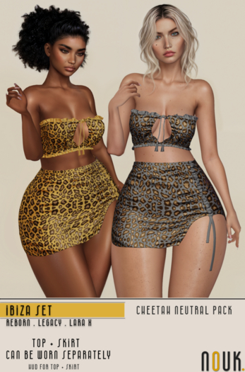 Nouk. Ibiza Set Cheetah Neutral Pack