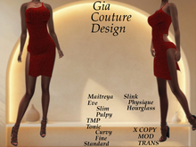 "GCD" Janina Cocktail Dresses Red