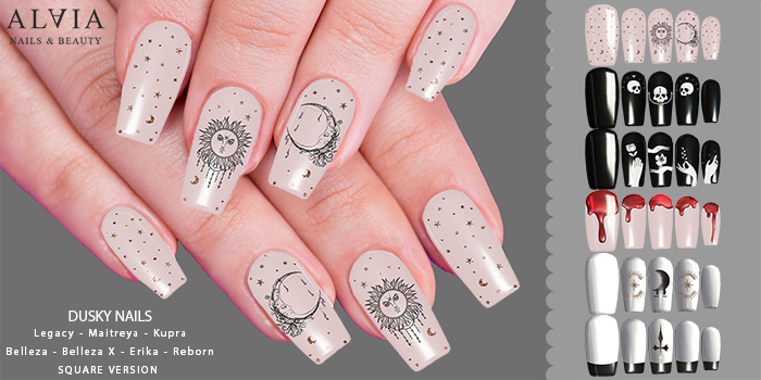 FATPACK - Square Dusky Nails 2.0 - Alaia Store