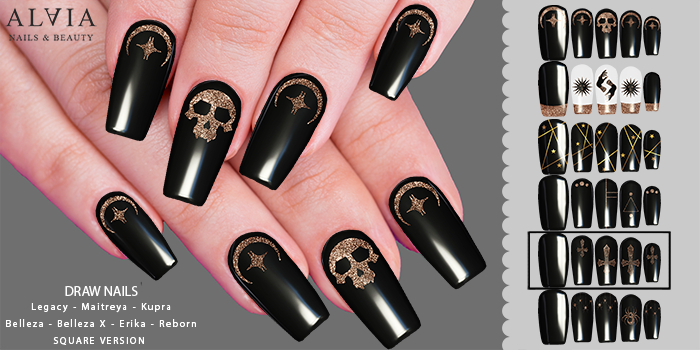 Square Draw Nails 2.0 - 5 - Alaia Store
