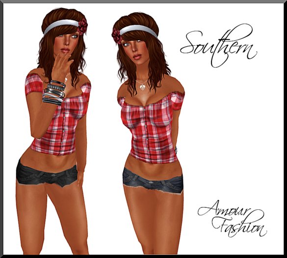 ✦ CLEARANCE SALE ✦ Amour Fashion - Southern Outfit - Red