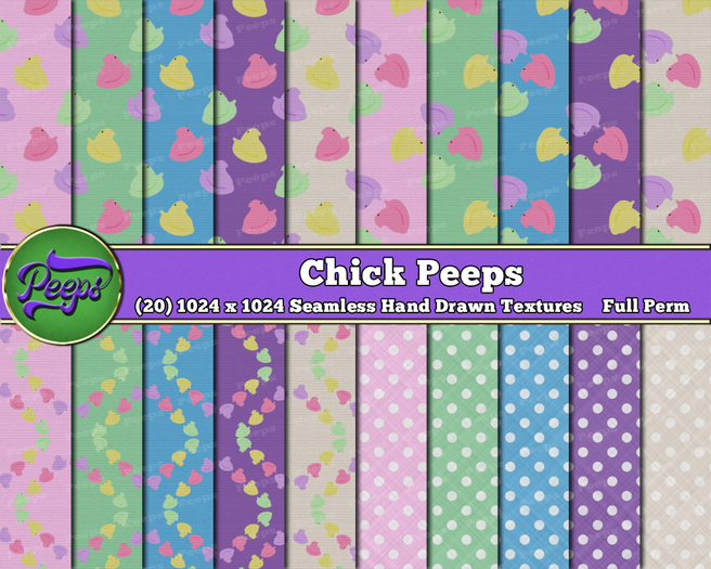 Peeps Textures Chick Peeps