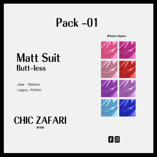 CZ Fetish Matt Suit -PACK01