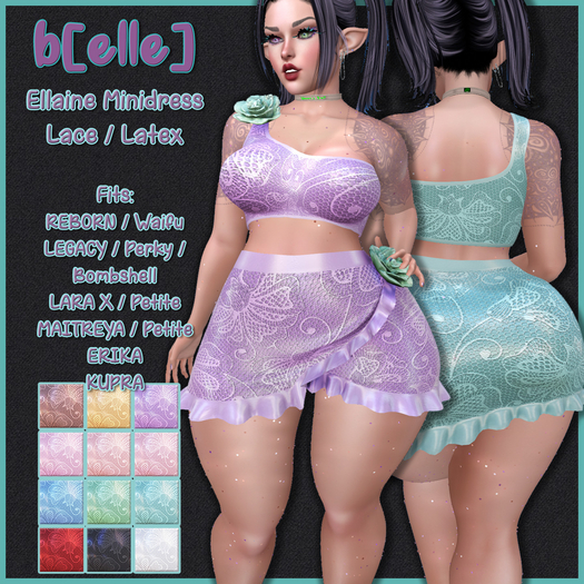 DEMO_b[ELLE] Ellaine Minidress w/HUD