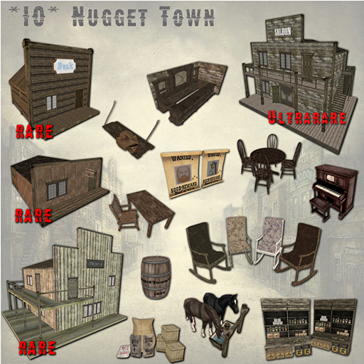 Rocking Chair -Western2 -*IO* Nugget Town