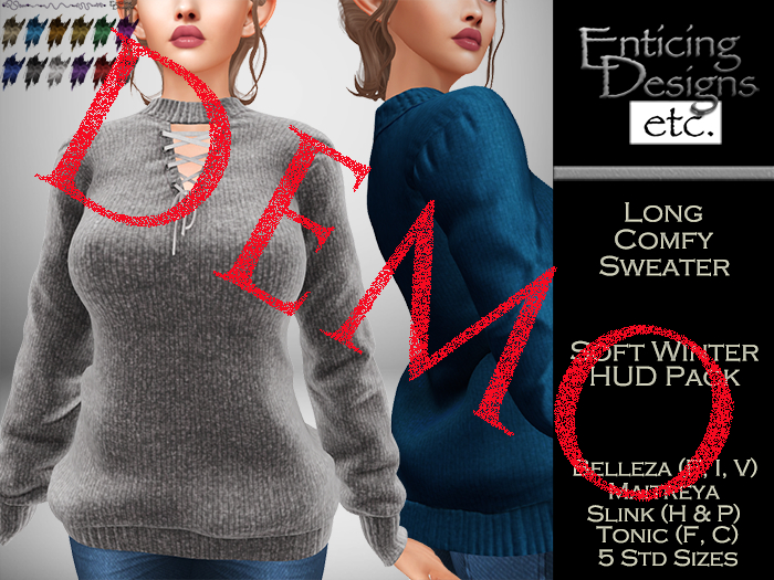 *ED DEMO Pack Long Comfy Sweater