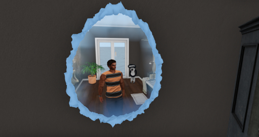 Mirror- Easter Egg Mirror Blue