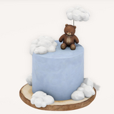SKVOSTbaby - Dreamy Teddy Cake - Baby Blue