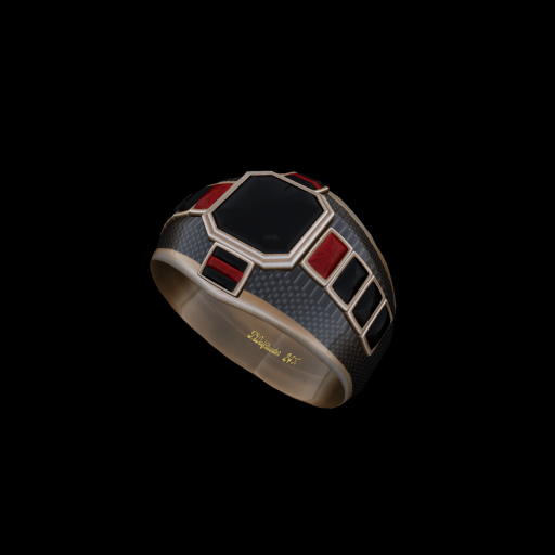 Carbon Rose Gold Men's Ring (R) 2025 TW