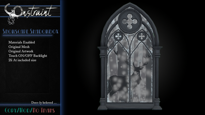 [CON] Snowscape Shadowbox