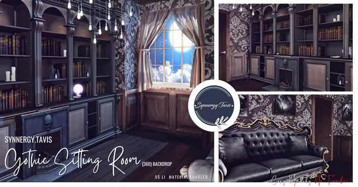 SYNNERGY.TAVIS//Gothic Sitting Room {360} Backdrop