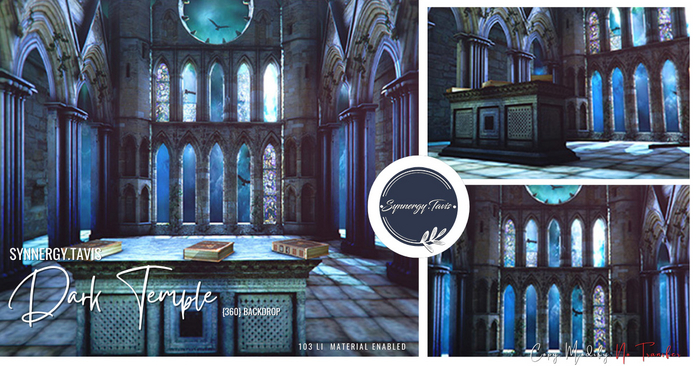 SYNNERGY.TAVIS// Dark Temple {360} Backdrop 