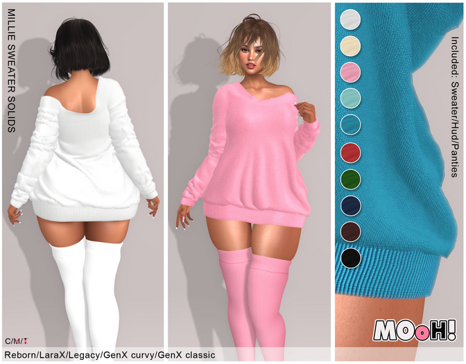 MOoH! Millie sweater solids (Add)