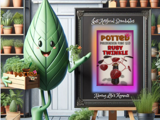 Potted: Philodendron Plant Seed: Ruby Twinkle