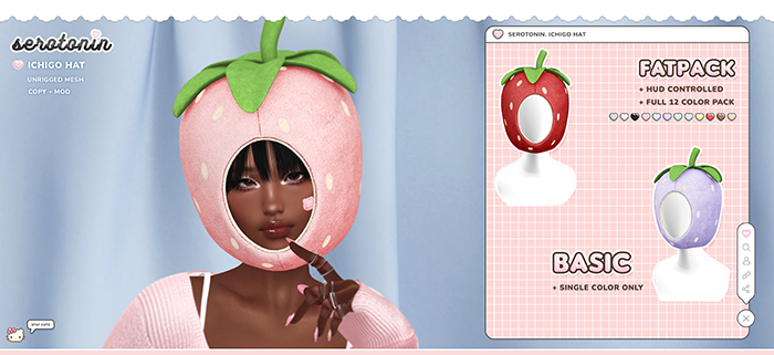 serotonin. ichigo hat : fatpack