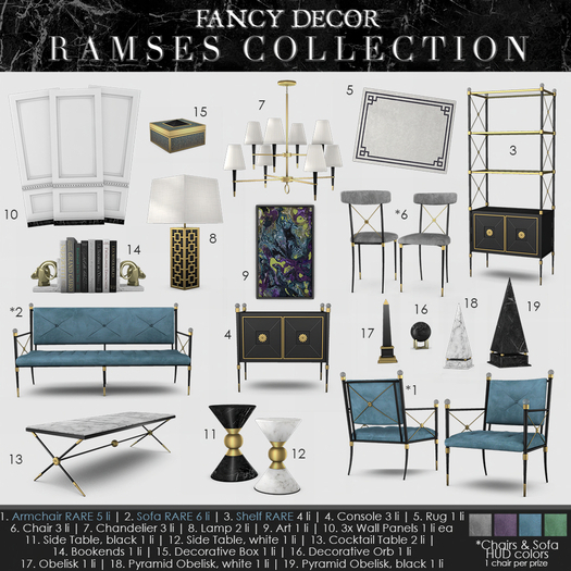 Fancy Decor: Ramses COMPLETE SET