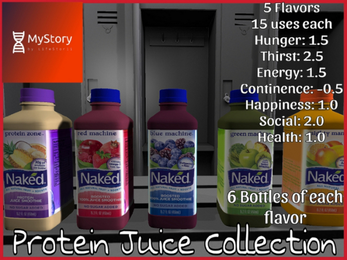 Protein juice collection (red machine)