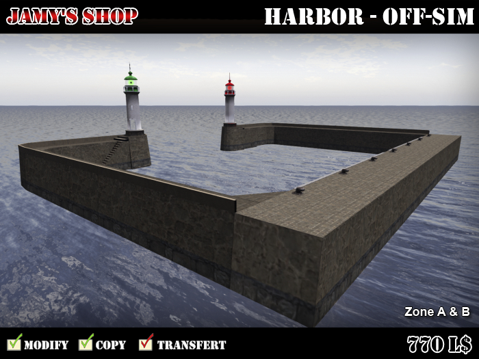 Off-Sim - Fishing Harbor &  lighthouses