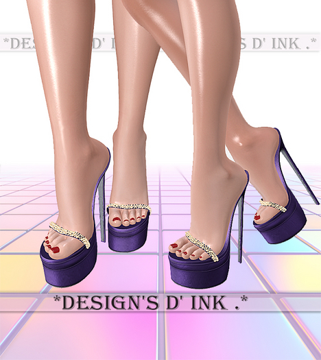 Alpy Heels Mardi Grass